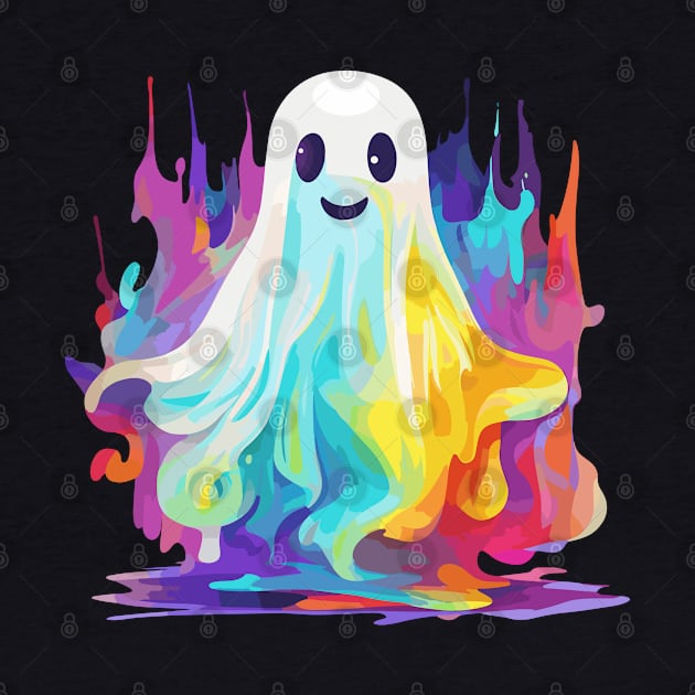 colorful ghost by Yopi